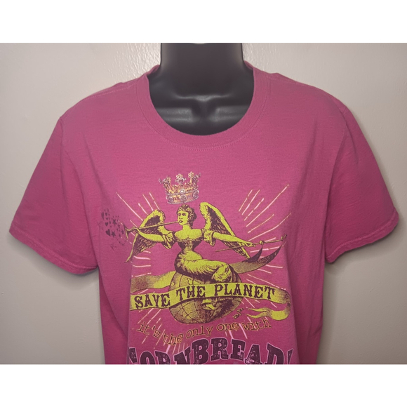 Junk Gypsy Women's Medium T-shirt Cornbread Red Tee - Picture 2 of 7